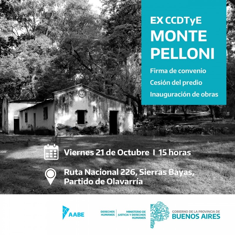 Ceden el predio de Monte Pelloni a la Provincia